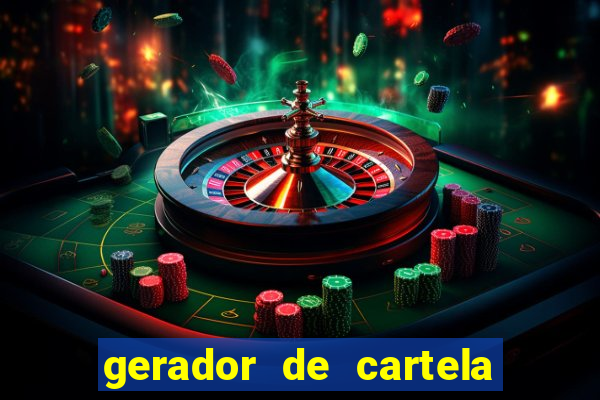 gerador de cartela de bingo